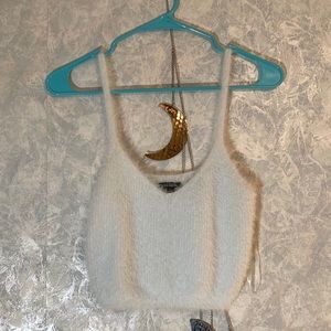 Wild Fable Fuzzy blue tank top